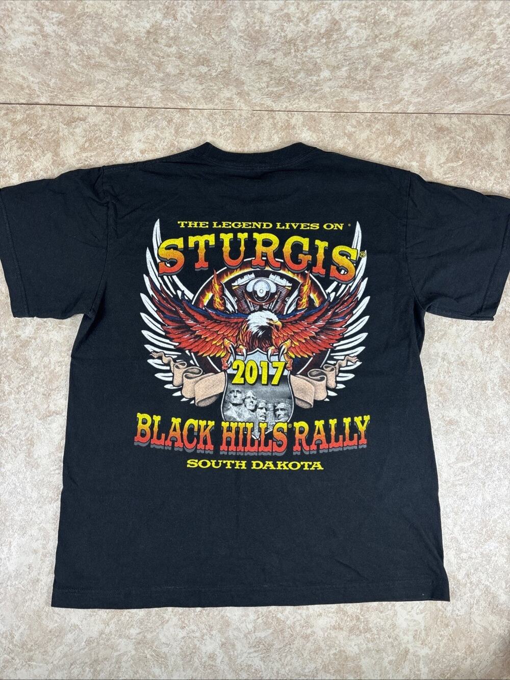 2017 Sturgis Black Hills Rally Shirt, Missing Tag XL ?